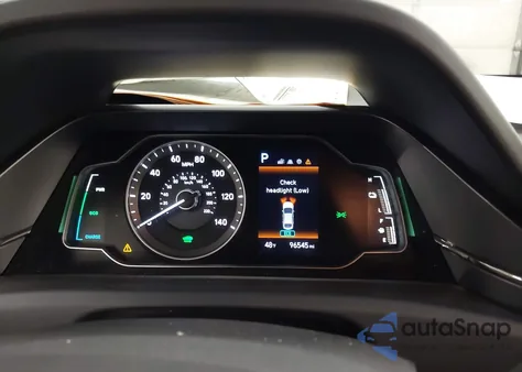 2022 Hyundai Ioniq Hybrid Blue из США, поврежденный, VIN KMHC65LC6NU285667